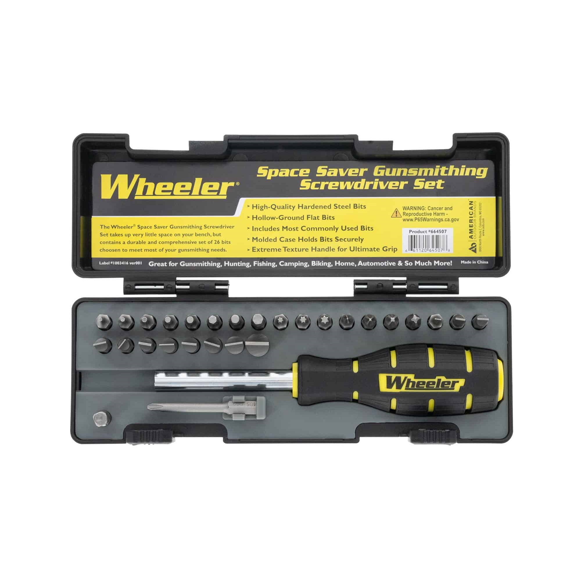 Wheeler sales screwdriver set